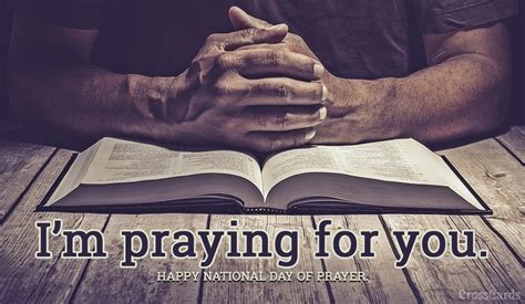 Send praying for you cards to loved ones going through difficult times; I'm Praying for You - National Day of Prayer eCard - Free Day of Prayer Cards Online