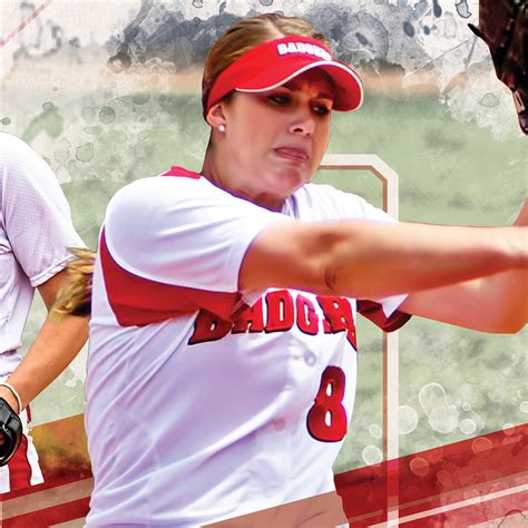 Wisconsin Badgers Softball Cassandra Darrah Collage On Behance