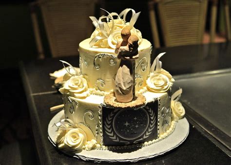 Star Trek Themed Wedding Cake Bob Thomson Flickr