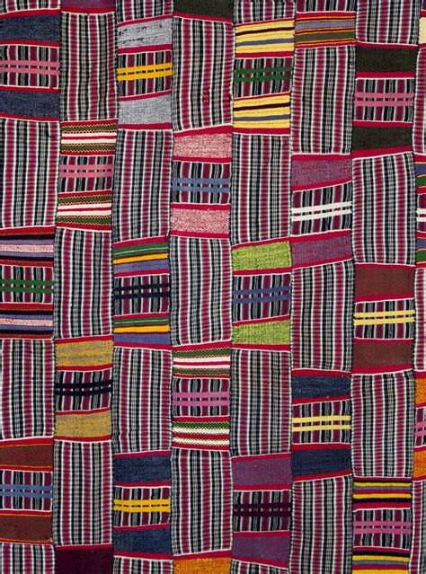 Ewe Strip Woven Cloth Togo African Textiles African Pattern Textile
