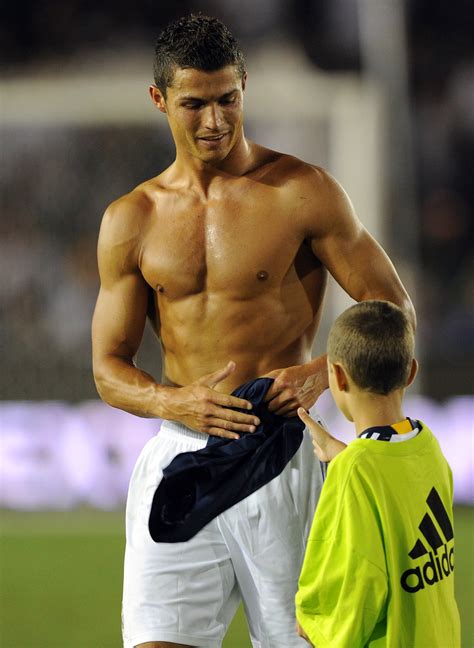 pictures of shirtless cristiano ronaldo and david beckham in la popsugar celebrity