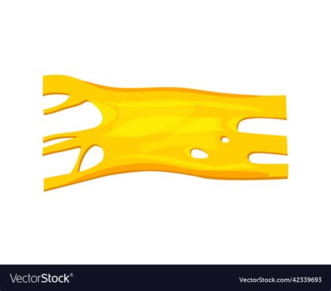 Flowing Melted Cheese Cartoon Background Vector Image