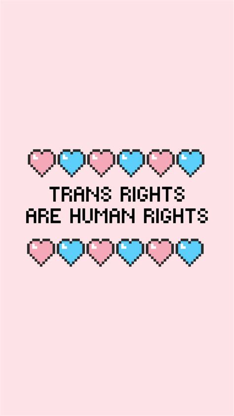 Trans Pride Aesthetics Trans Wallpaper Trans Rights Are Human