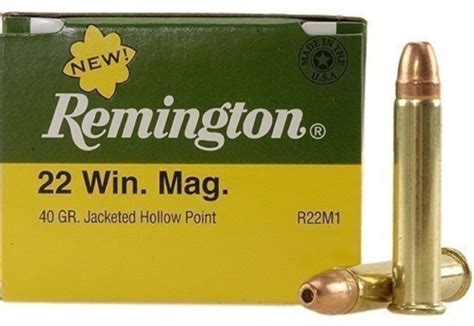 Remington Ammunition 22 Winchester Magnum Rimfire Wmr 22mag 40 Gra