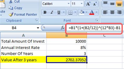How To Calculate Interest Rate With Compounding Using Ms Excel Zohal