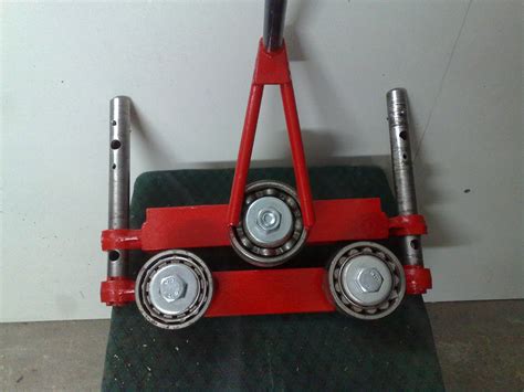 Instead, try making your own metal bender with a piston and a motor or pump. #DIY #Homemade #Roller #Bender #Bearing #Metal #Art # ...