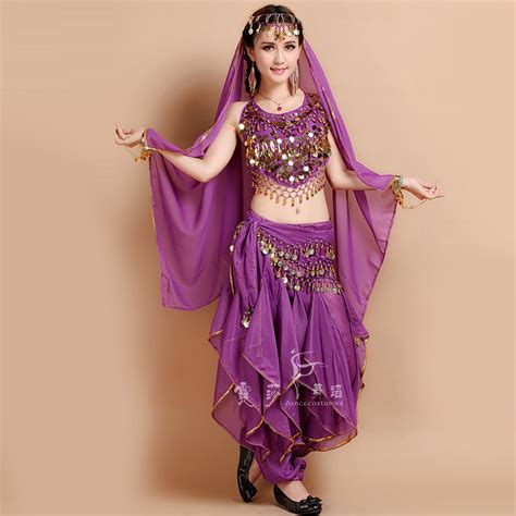 Buy 4pcs Belly Dance Costume Bollywood Costume Indian