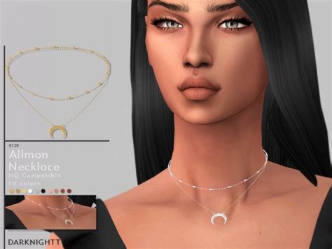 The Sims Resource Allmon Necklace By Darknightt • Sims 4 Downloads