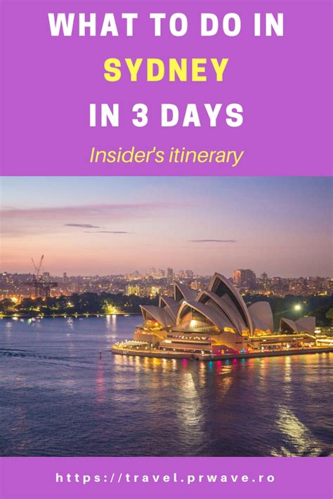 Sydney Itinerary What To Do In Sydney In 3 Days Use This Insiders