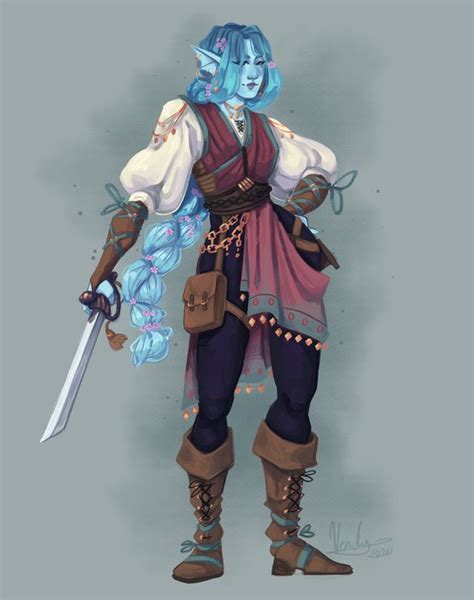 Artstation Blue Jay The Air Genasi Pirate David Koo Dungeons And Hot Sex Picture