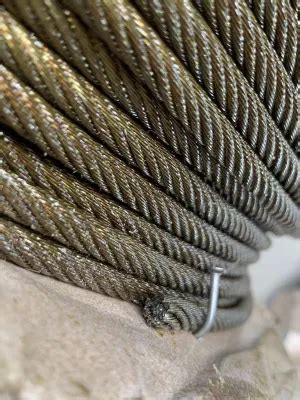 Ungalvanized Steel Wire Rope For Elevator Lifting X S Fc Iwrc With