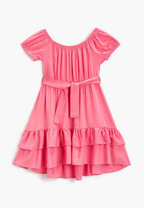 Платье Koton цвет розовый Rtlacj881501 — купить в интернет магазине