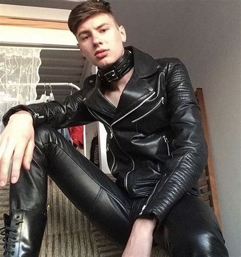Punkerskinhead Great Looking Guy In Leather Mens Leather Pants