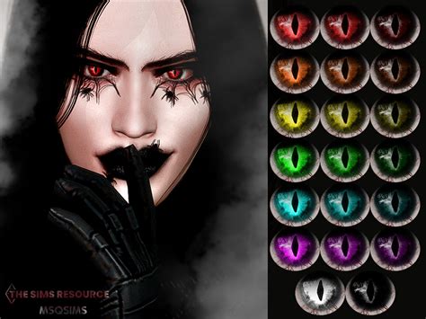 Darkness Demon Eyes By Msqsims At Tsr Sims 4 Updates