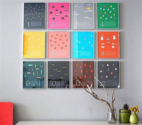 Chasing paper wall panels from west elm! 28 Creative Calendar Design Ideas | InstantShift