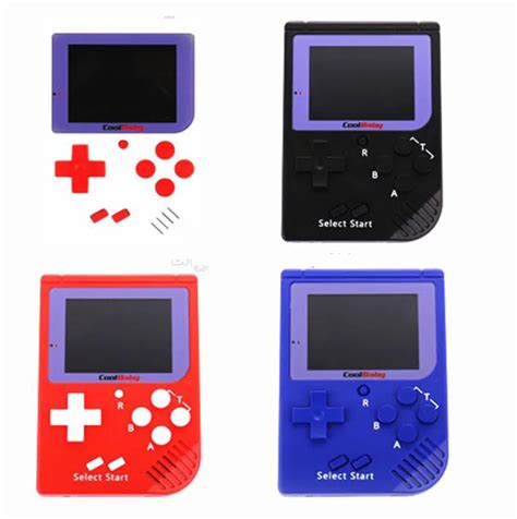 Coolbaby Rs 6 Portable Retro Mini Handheld Game Console 8 Bit Color Lcd