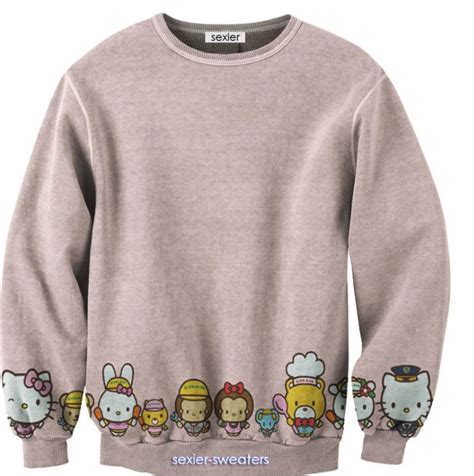 Hello Kitty Cast Sexier Sweater Sweaters Sexy Sweater Sweater Jacket