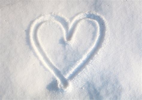 Heart In Snow Stock Image Image Of Romantic Frost Outdoor 35086725
