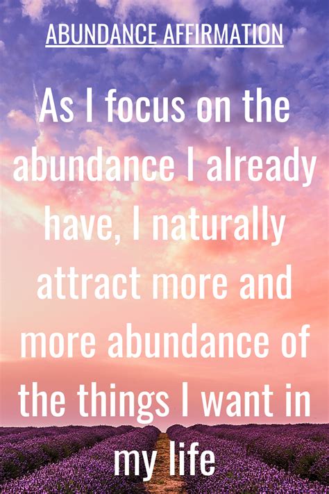 Abundance Affirmation Affirmations Abundance Affirmations Daily