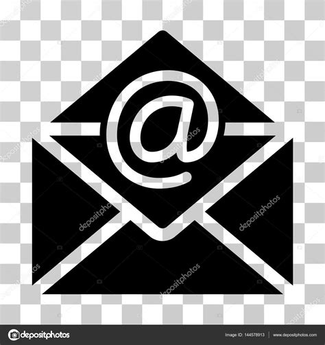 White Email Icon Transparent Background
