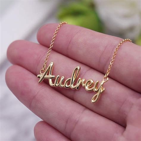 Personalized 3d Name Necklace
