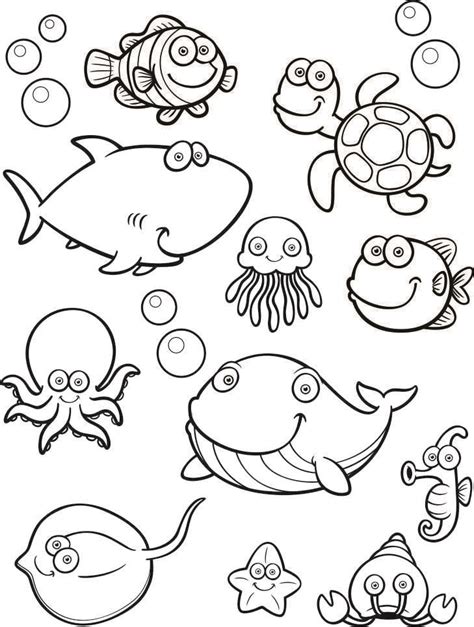 Under The Sea Printable Under The Sea Crafts Under The Sea Animals