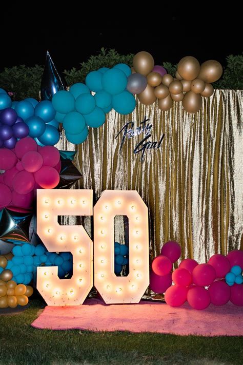 Fiftieth Birthday Party Ideas Diy 50th Birthday Decorations Moms 50th Birthday Milestone