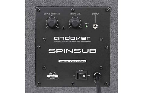 Andover Audio Spinsub Powered Subwoofer For Spinbase Turntable Speaker