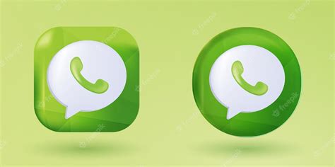 Premium Vector Whatsapp Social Media 3d Icon