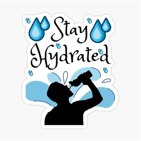 Stay Hydrated Sticker By Danyell369 Stickers Diy Magnets Jw