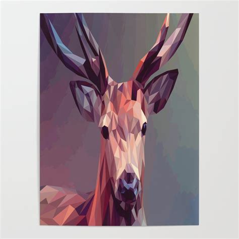 Deer Pop Art Poster By Brucealmighty Society6