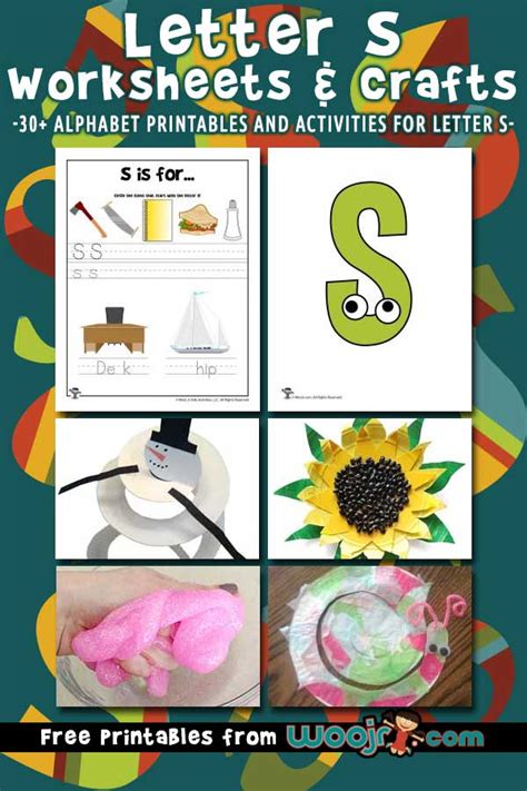 Letter S Worksheets & Crafts  Woo! Jr. Kids Activities