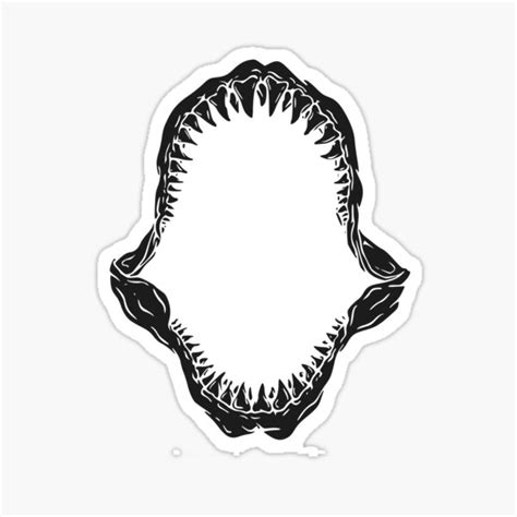 Top More Than 75 Shark Jaw Tattoo Drawing Vn