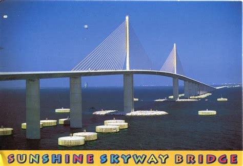 But during a violent thunderstorm on the morning of may 9, 1980, the freighter summit venture plowed into the. Sunshine Skyway Bridge | Sunshine skyway bridge, Adventure holiday, Sunshine