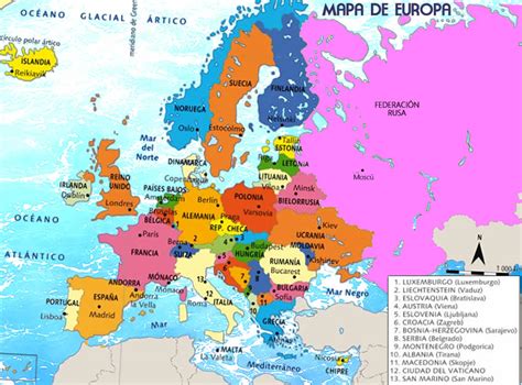 ¿cuántos Países Hay En Europa Y Cuáles Son