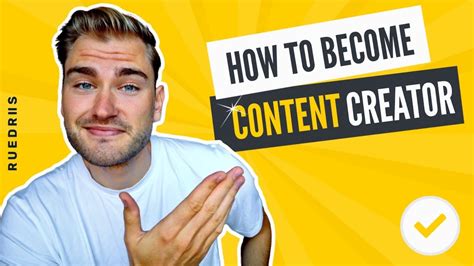 How To Become A Content Creator Youtube