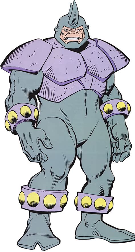 Rhino Marvel Comics Spider Man Villain Character Profile
