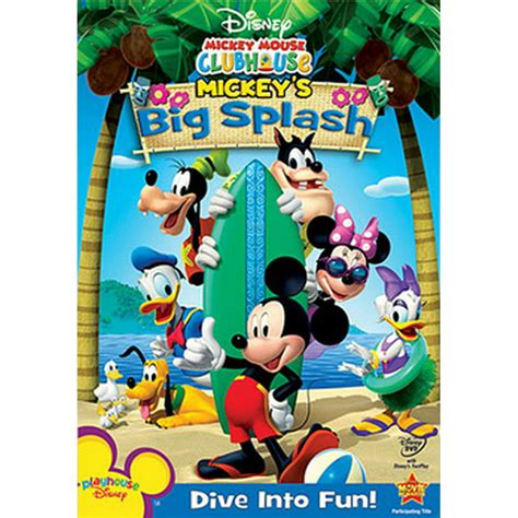 Disney Mickey Mouse Clubhouse Mickeys Big Splash Dvd Walmart