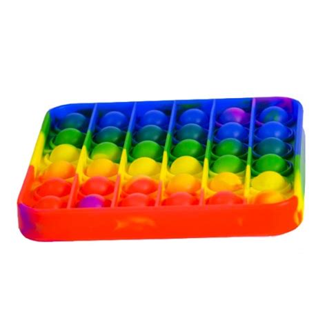 Rainbow Square Popping Toy