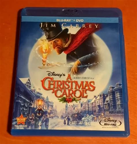A Christmas Carol Blu Ray Disney Jim Carrey Gary Oldman Colin Firth
