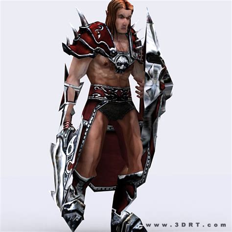 3drt Fantasy Warrior Gamedev Market