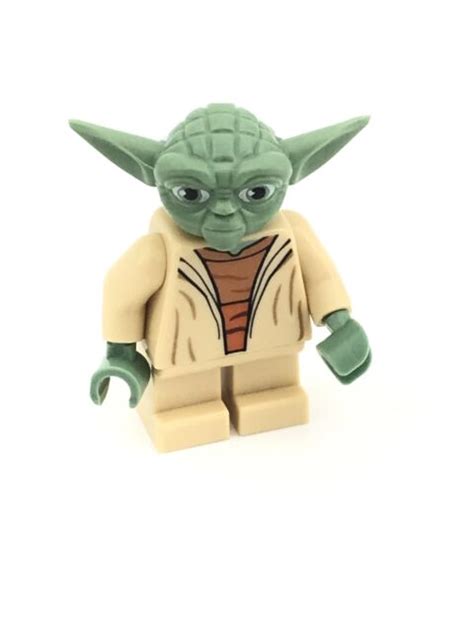 Lego Yoda 75002 White Hair Torso With Back Printing Star Wars