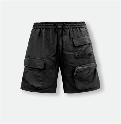 Richie Le Collection Richie Le Collection Cargo Shorts SIZE M BLACK IN