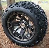 Pictures of Golf Cart Tires And Wheels Combo