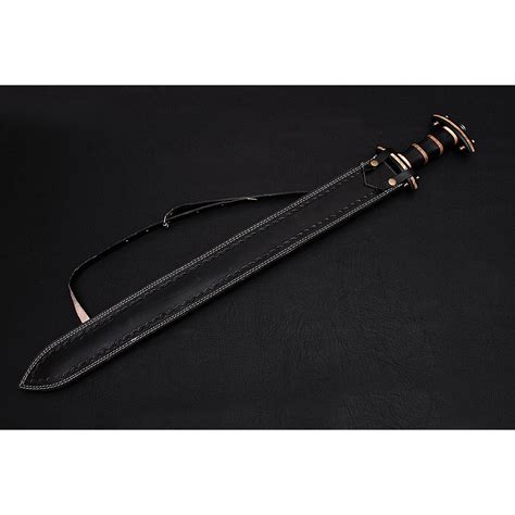 Damascus Viking Sword 9236 Black Forge Touch Of Modern