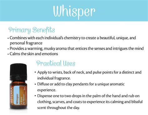 DoTERRA Whisper Blend For Women Uses Best Essential Oils Essential
