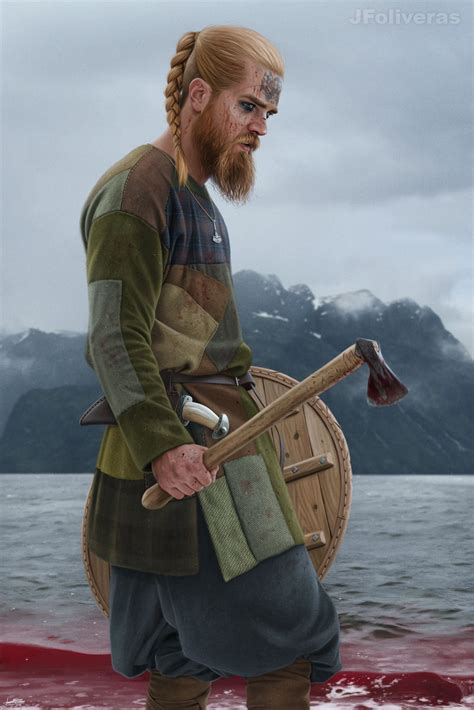 Artstation Norse Warrior Joan Francesc Oliveras Pallerols Con