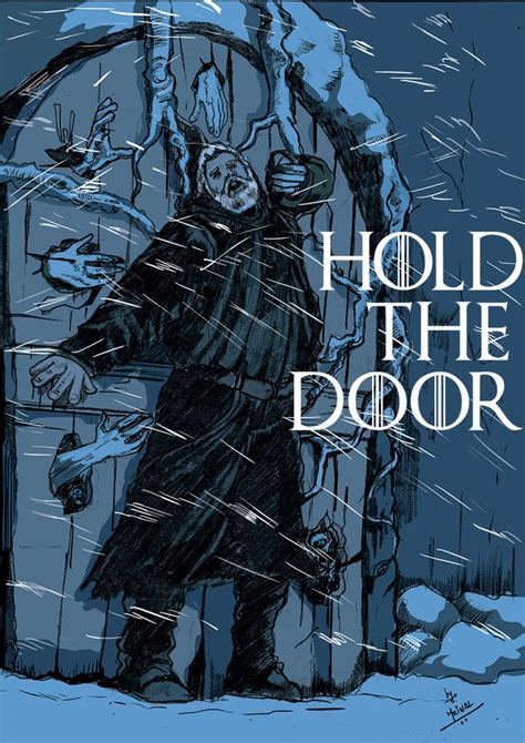 hodor hold the door by mrinal rai on deviantart hodor hold the door hodor game of thrones