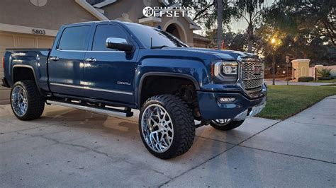 2016 Gmc Sierra 1500 With 24x12 44 Axe Offroad Nemesis And 33125r24