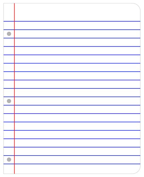 Ruled Paper Template Word